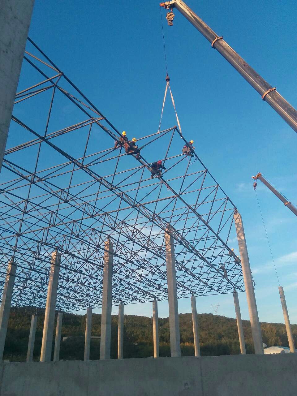 萧县汪清物流园网架